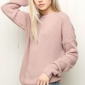 Brandy Melville Pink Sweater